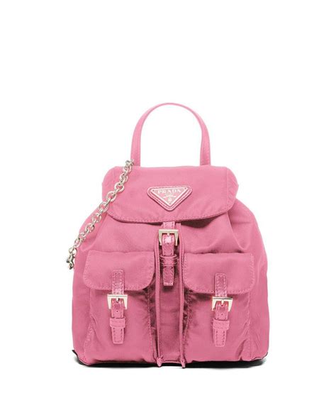 prada mini backpack pink|prada nylon backpack small.